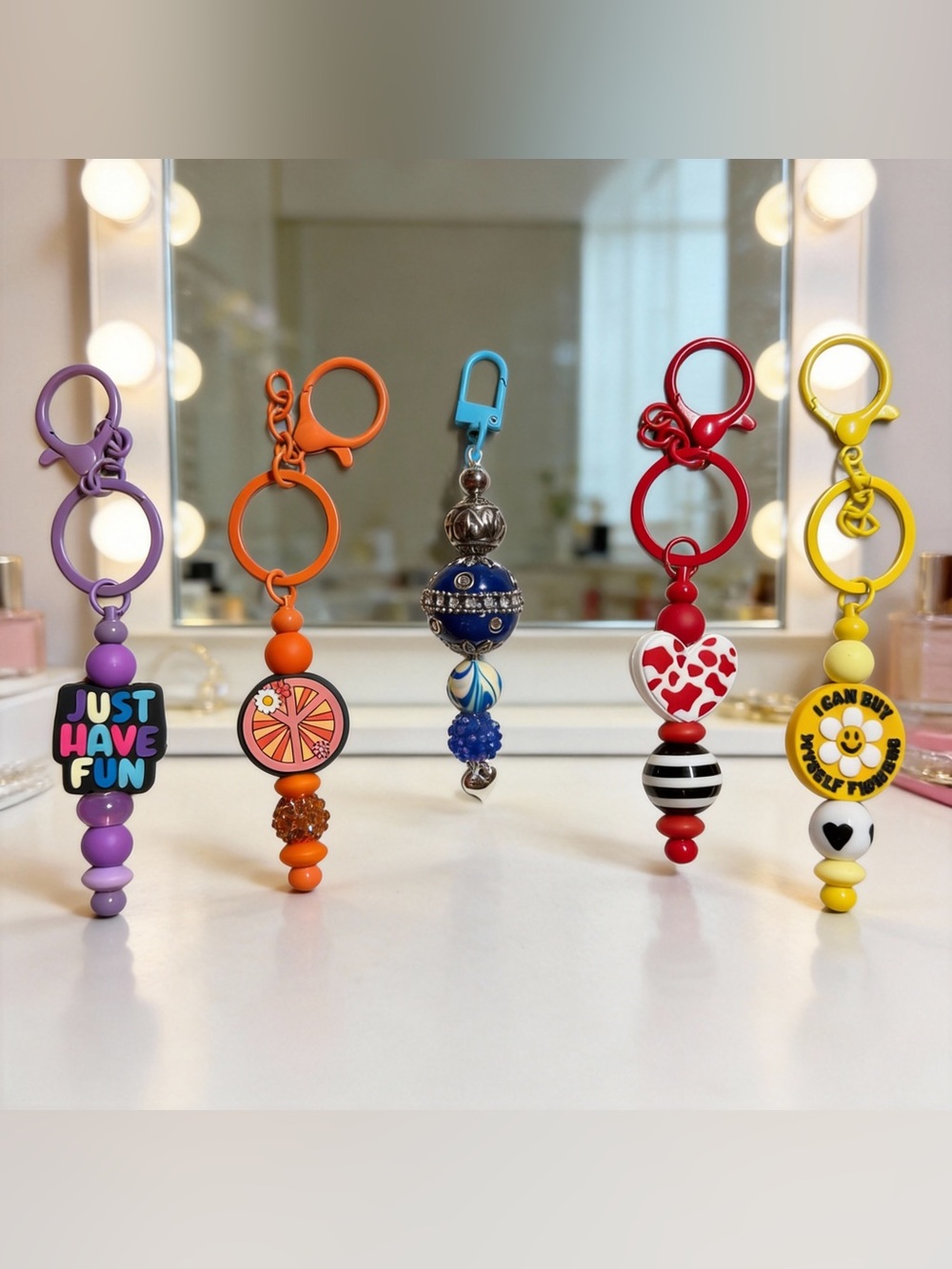 Y2K Beaded Keychain Bag Charm Choose Your New Style - Picture 4 of 4